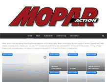 Tablet Screenshot of moparaction.com